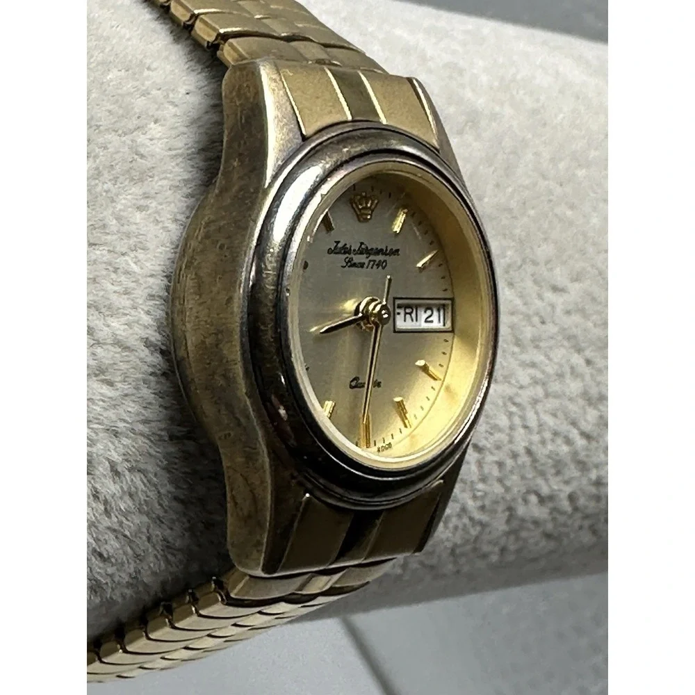 Jules Jurgensen 3248 New Battery Ladies Watch 23MM 6.25‎ Stretch Band